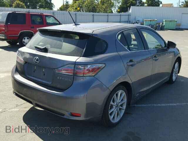 2012 LEXUS CT 200 - VIN: JTHKD5BH5C2103161 - Фото 4