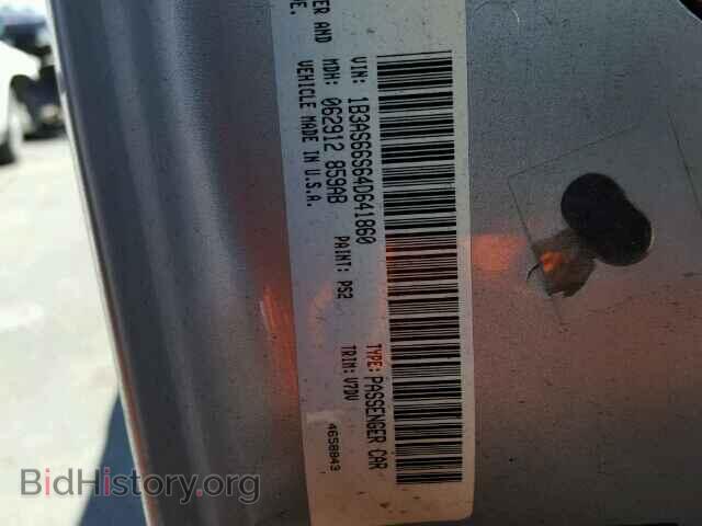 2004 DODGE NEON - VIN: 1B3AS66S64D641860 - Фото 10