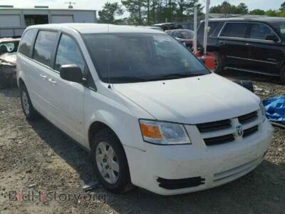 2010 Dodge CARAVAN Grand Cara, white — VIN 2D4RN4DE9AR211777, Copart