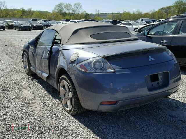 2007 MITSUBISHI ECLIPSE - VIN: 4A3AL25F37E049630 - Photo 3