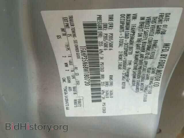 2008 FORD FOCUS - VIN: 1FAHP35N68W180720 - Фото 10