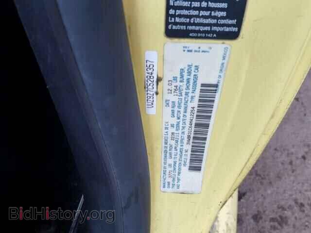 2004 VOLKSWAGEN BEETLE - VIN: 3VWBR31C64M412254 - Фото 10