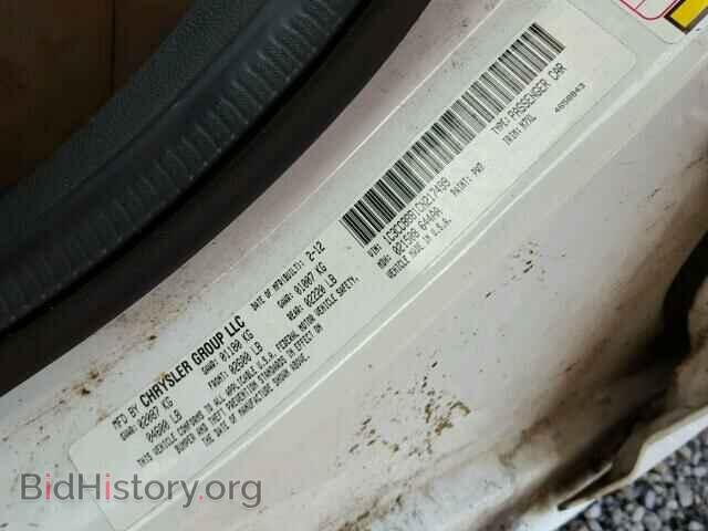 2012 CHRYSLER 200 - VIN: 1C3CCBBB1CN217499 - Photo 10