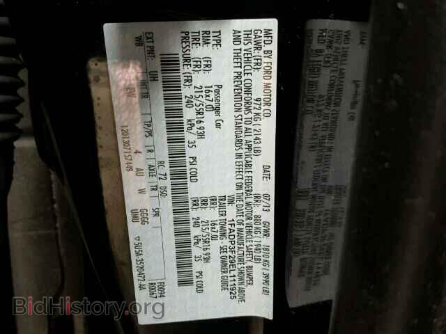 2014 FORD FOCUS - VIN: 1FADP3F29EL111925 - Photo 10