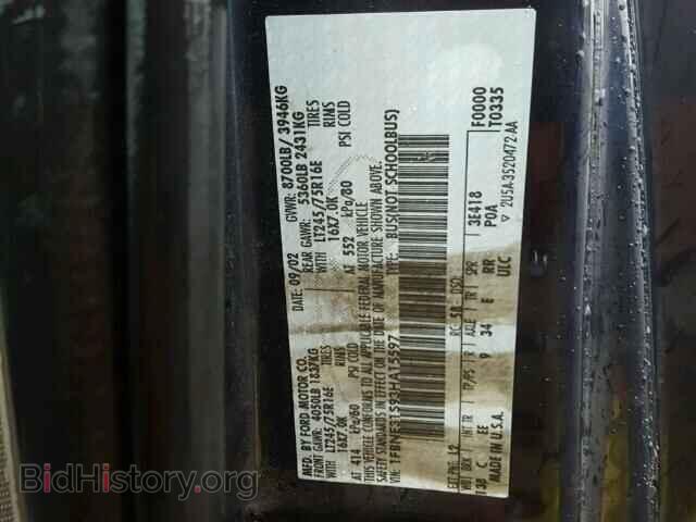 2003 FORD ECONOLINE - VIN: 1FBNE31S93HA15597 - Фото 10