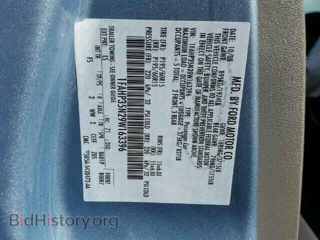 2009 FORD FOCUS - VIN: 1FAHP35N29W163396 - Photo 10