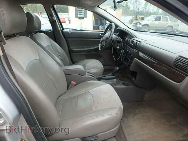 2004 CHRYSLER SEBRING - VIN: 1C3AL66R54N364075 - Фото 5
