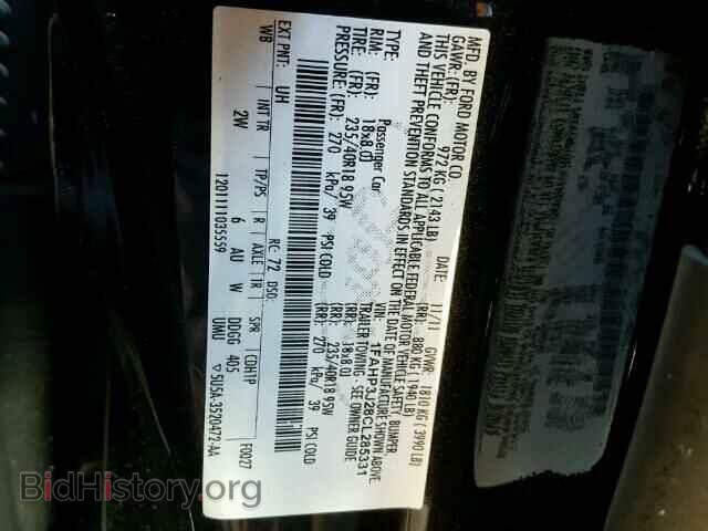 2012 FORD FOCUS - VIN: 1FAHP3J28CL285331 - Photo 10