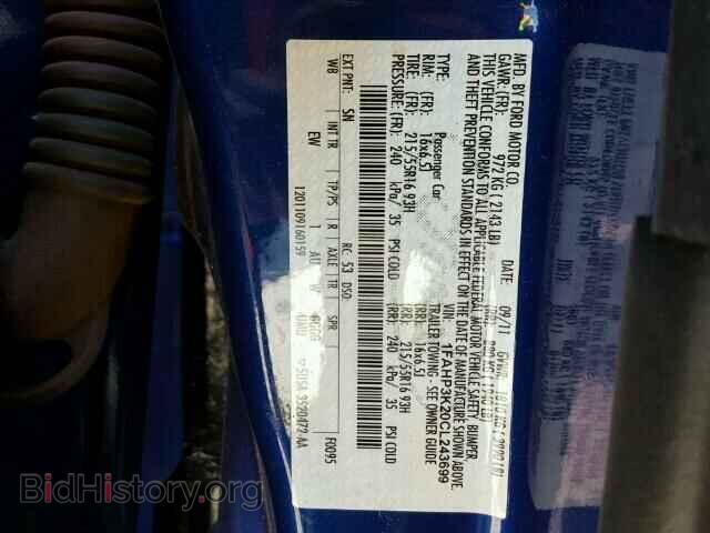 2012 FORD FOCUS - VIN: 1FAHP3K20CL243699 - Photo 10