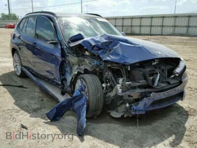 2014 BMW X1 X1 SDRIVE2, синий — VIN WBAVM1C56EVW55679, Copart