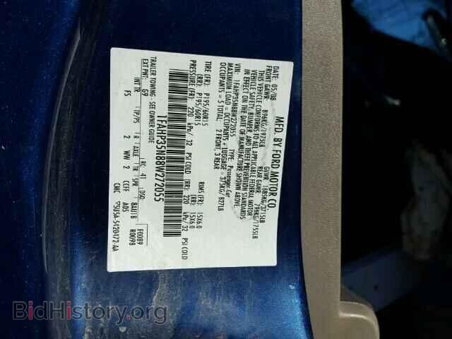 2008 FORD FOCUS - VIN: 1FAHP35N88W272055 - Фото 10