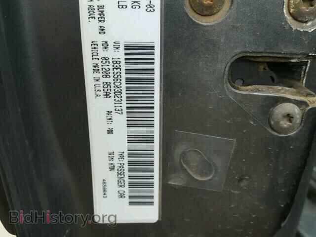 2003 DODGE NEON - VIN: 1B3ES56C03D231137 - Фото 10