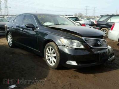 2007 Lexus LS460 LS 460, черный — VIN JTHBL46F875025811, Copart
