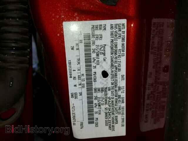 2013 FORD FOCUS - VIN: 1FADP3K24DL223987 - Фото 10