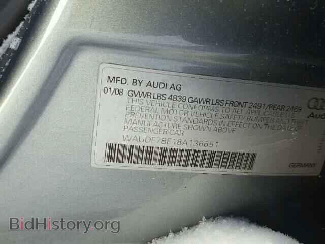 2008 AUDI A4 - VIN: WAUDF78E18A136651 - Фото 10