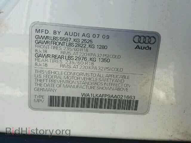 2010 AUDI Q5 - VIN: WA1LKAFP9AA021663 - Photo 10