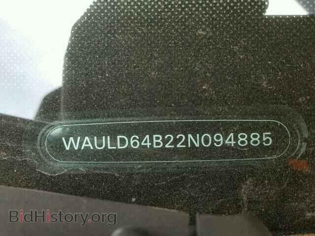 2002 AUDI A6 - VIN: WAULD64B22N094885 - Фото 10
