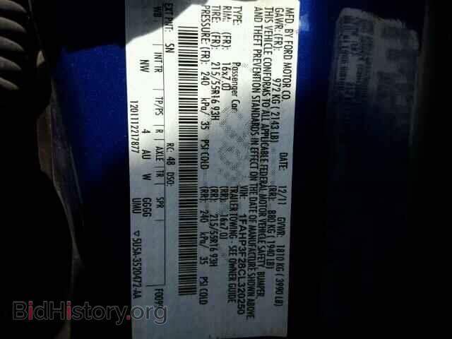 2012 FORD FOCUS - VIN: 1FAHP3F28CL320250 - Photo 10