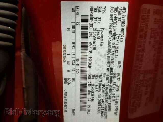 2012 FORD FOCUS - VIN: 1FAHP3F24CL353603 - Photo 10