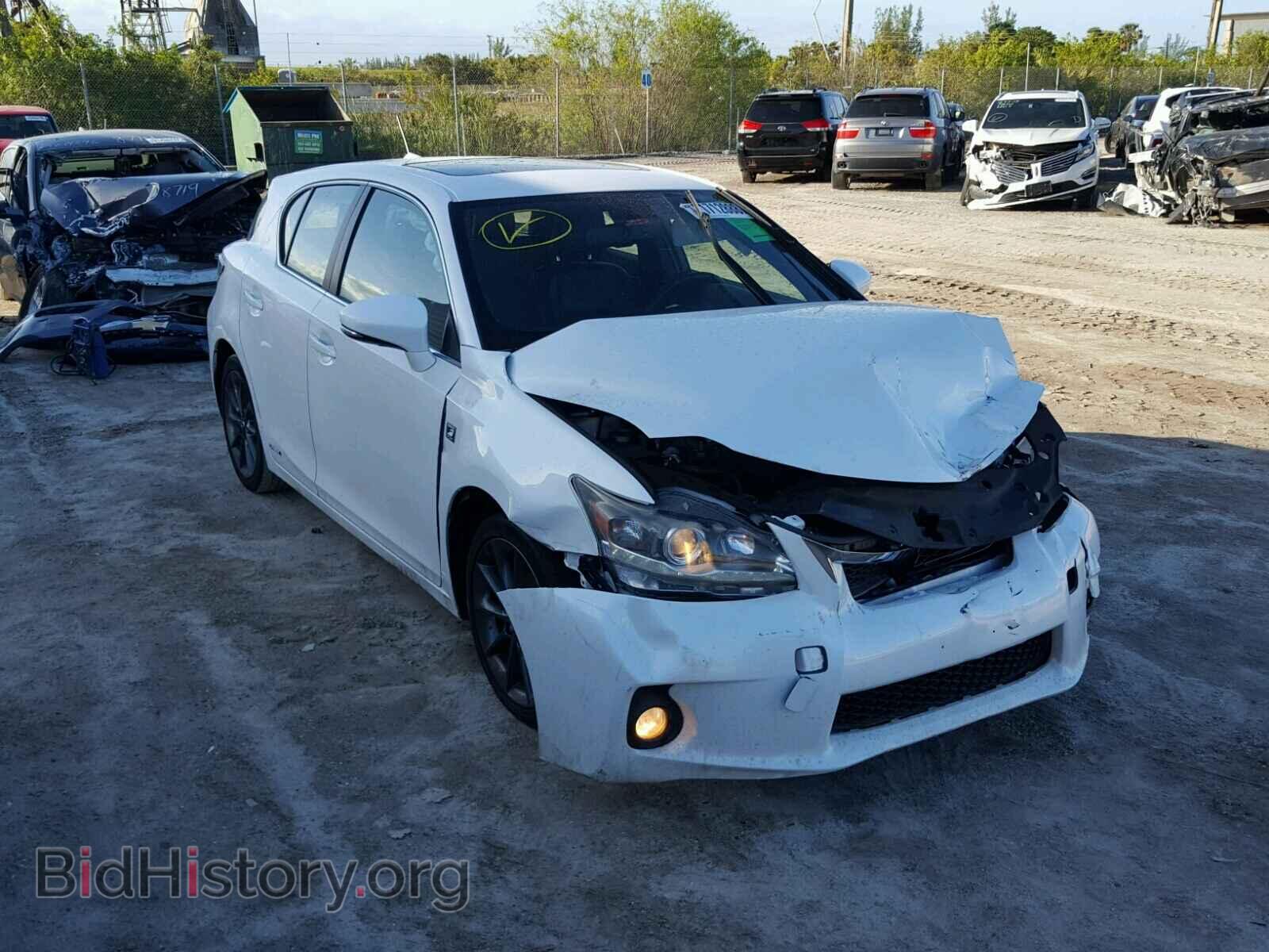 Photo JTHKD5BH5C2109817 - LEXUS CT 200 2012