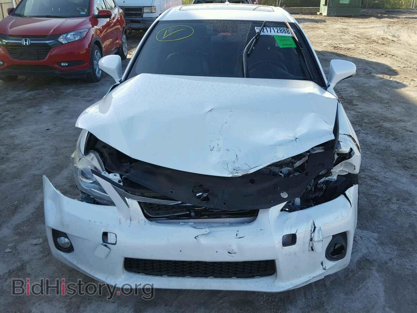 2012 LEXUS CT 200 - VIN: JTHKD5BH5C2109817 - Фото 9