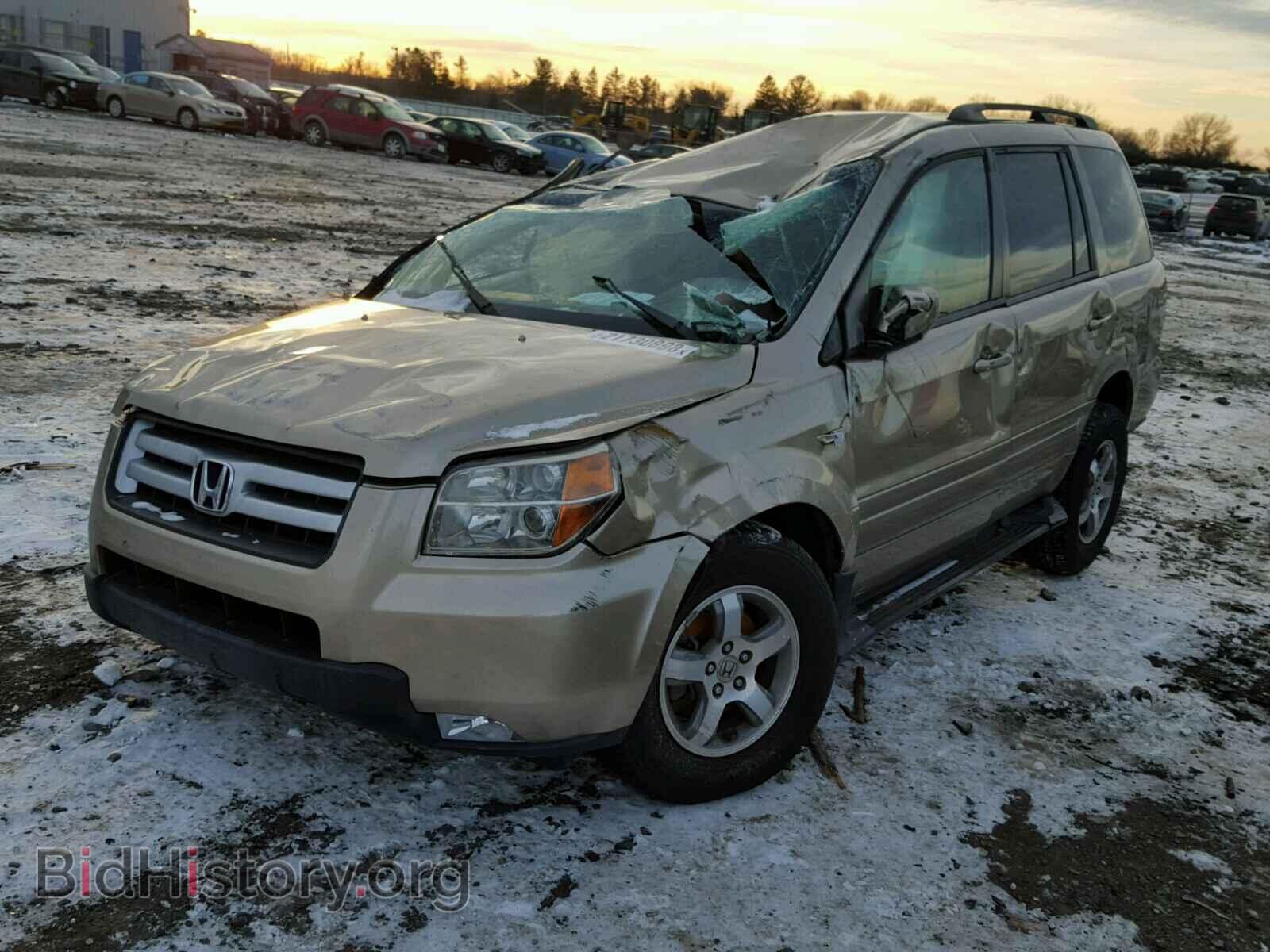 2007 HONDA PILOT - VIN: 2HKYF18457H528192 - Фото 2