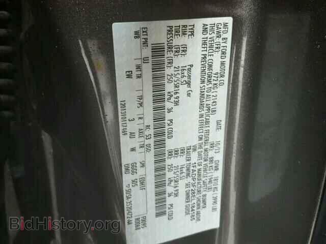 2014 FORD FOCUS - VIN: 1FADP3F28EL184185 - Фото 10