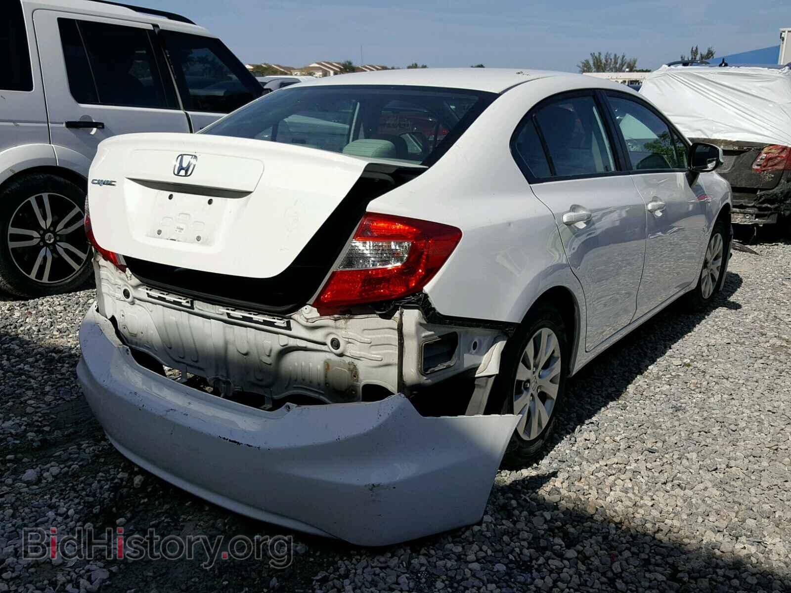 2012 HONDA CIVIC - VIN: 19XFB2F50CE002751 - Фото 4