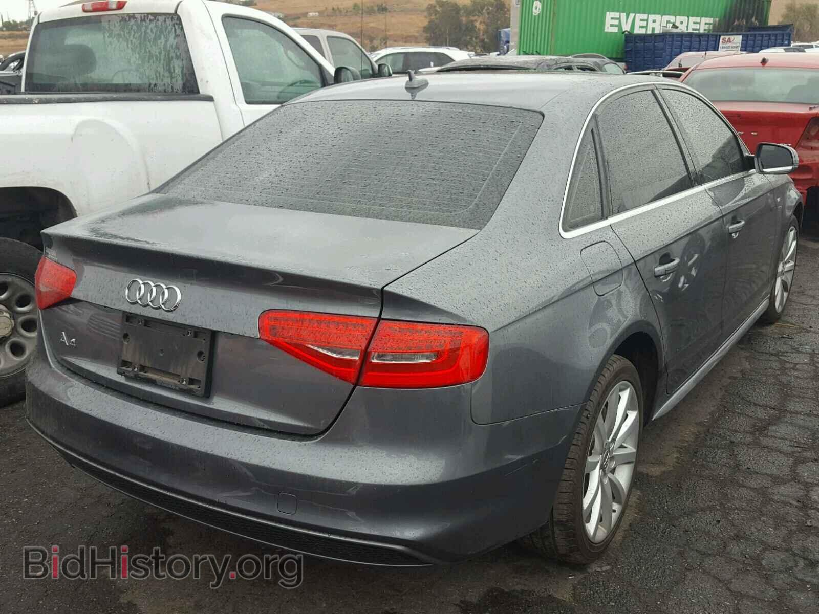 2014 AUDI A4 - VIN: WAUAFAFL6EN016382 - Фото 4