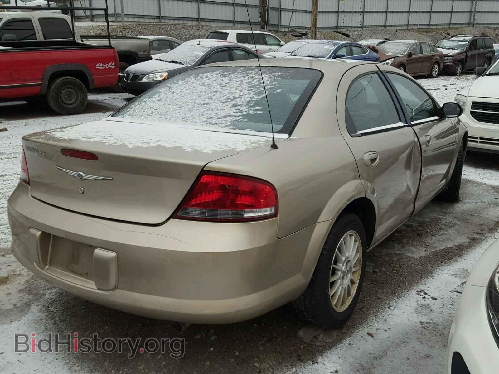 2004 CHRYSLER SEBRING - VIN: 1C3EL46X14N217675 - Фото 4