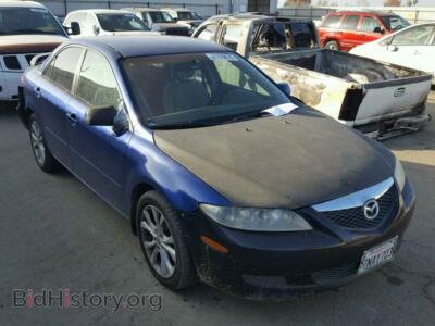 2005 Mazda 6 6 I, синий — VIN 1YVFP80C555M06360, Copart