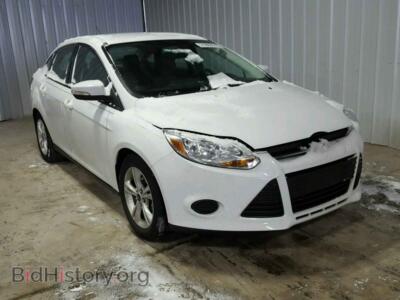 2014 Ford FOCUS Focus SE, белый — VIN 1FADP3F22EL194307, Copart