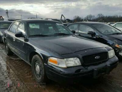 2008 Ford CROWN VIC Crown Vict, black — VIN 2FAFP70V68X122178, Copart