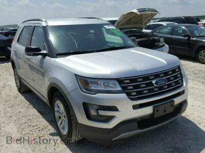 2016 Ford EXPLORER Explorer X, серебристый — VIN 1FM5K7D85GGA78800, Copart