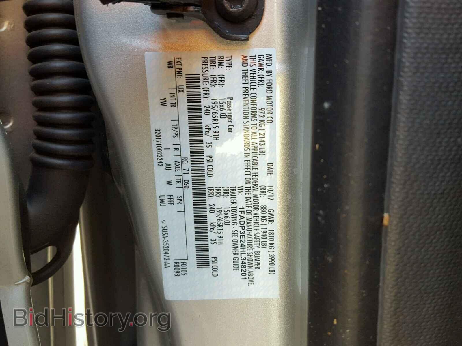 2017 FORD FOCUS - VIN: 1FADP3E24HL348201 - Photo 10