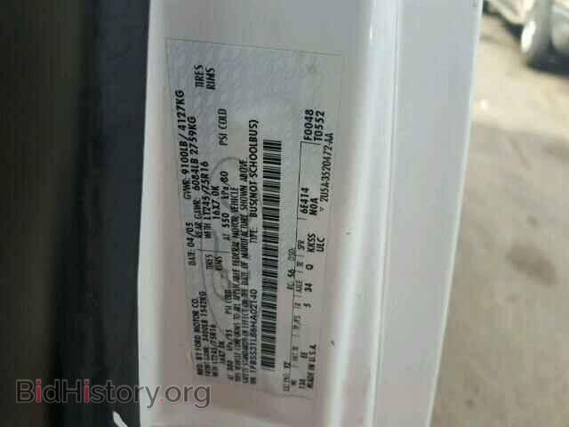 2006 FORD ECONOLINE - VIN: 1FBSS31L86HA02140 - Photo 10