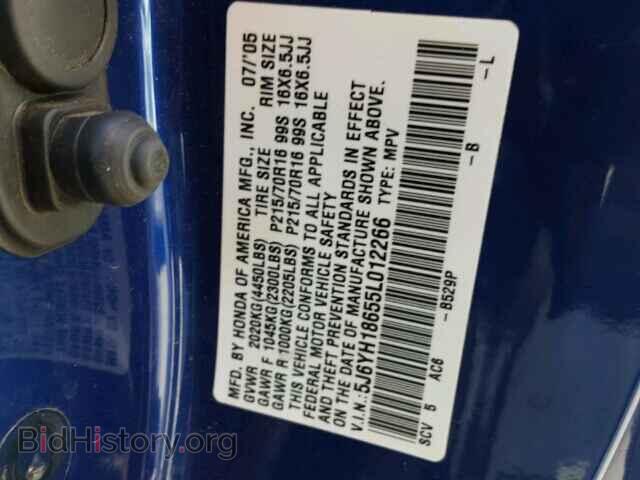 2005 HONDA ELEMENT - VIN: 5J6YH18655L012266 - Фото 9