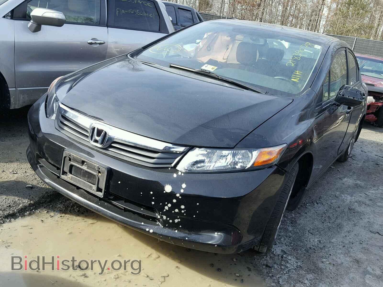2012 HONDA CIVIC - VIN: 2HGFB2F53CH595169 - Фото 2