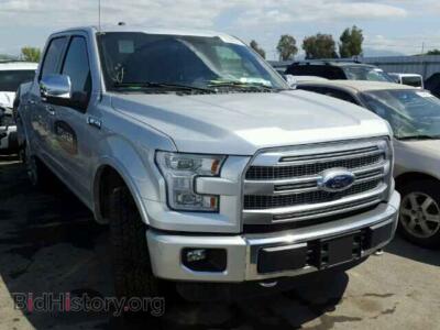 2016 Ford F150, silver — VIN 1FTEW1EF4GFB27171, Copart
