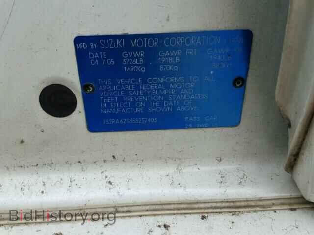 2005 SUZUKI AERIO - VIN: JS2RA62S355257403 - Фото 10