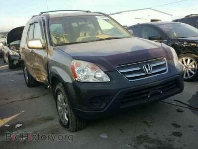2005 Honda CRV CR-V EX, коричневый — VIN JHLRD78875C044505, Copart