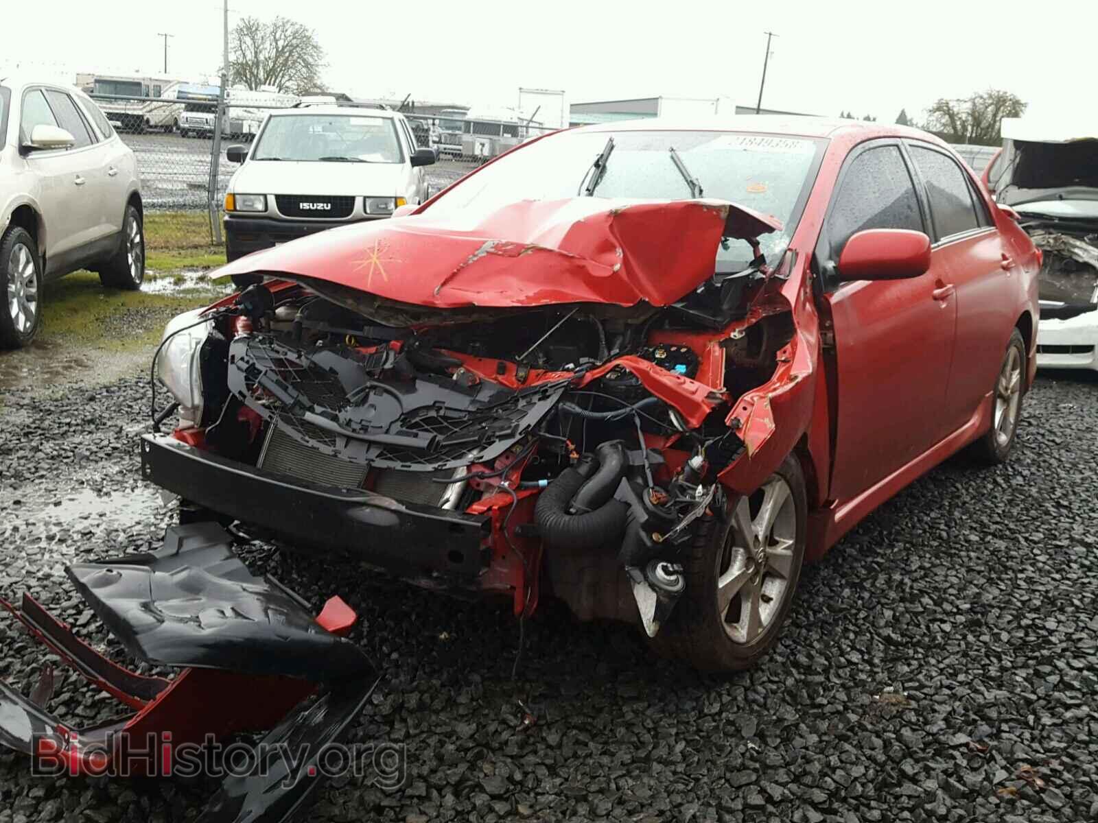 2013 TOYOTA COROLLA BA - VIN: 2T1BU4EE9DC119623 - Фото 2