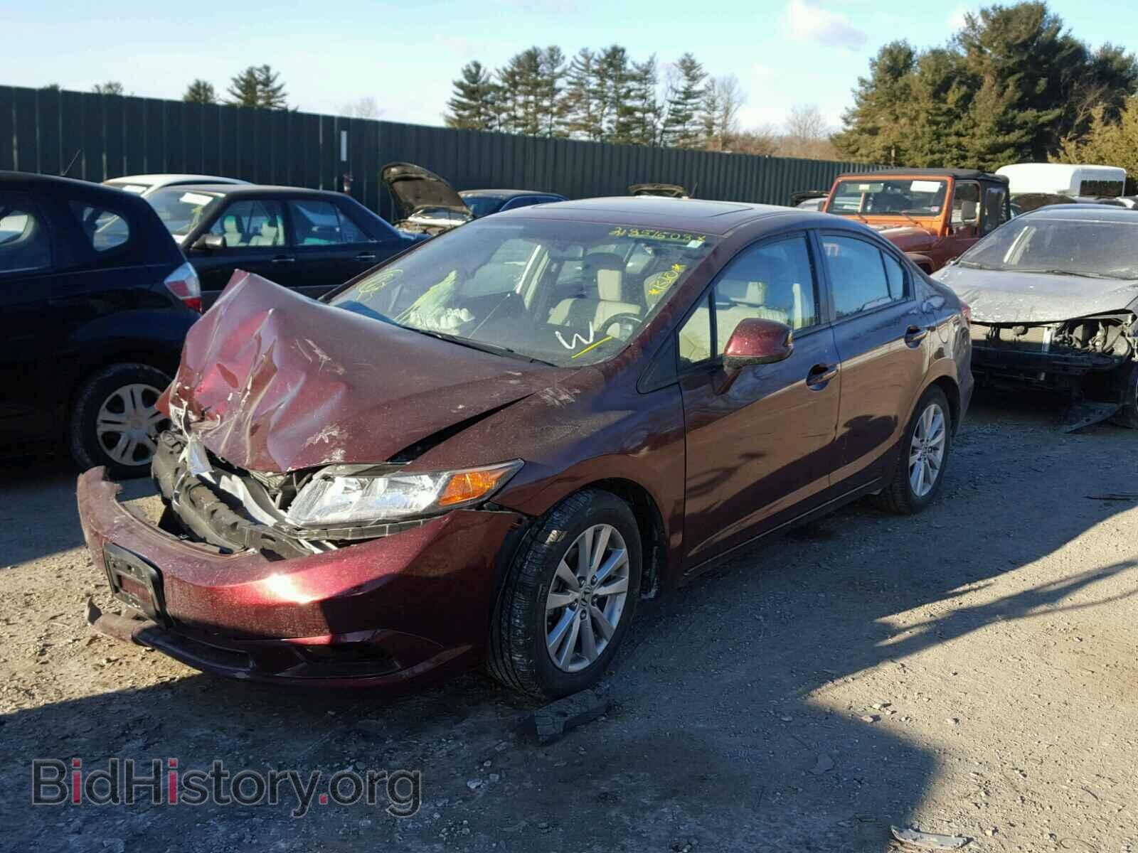 2012 HONDA CIVIC - VIN: 19XFB2F88CE355099 - Фото 2