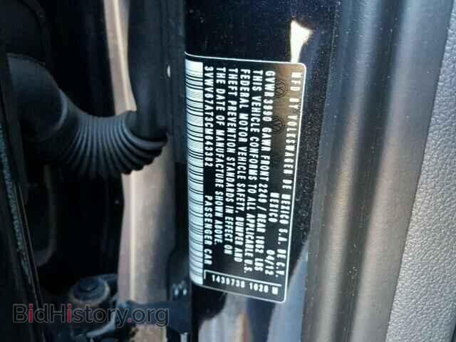2012 VOLKSWAGEN BEETLE - VIN: 3VWV67AT3CM643382 - Фото 10