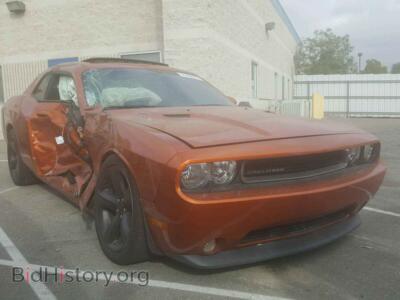 2011 Dodge CHALLENGER, orange — VIN 2B3CJ5DT7BH575594, Copart