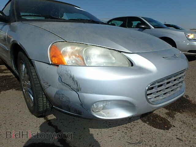 2002 CHRYSLER SEBRING - VIN: 1C3EL65R52N113542 - Фото 9