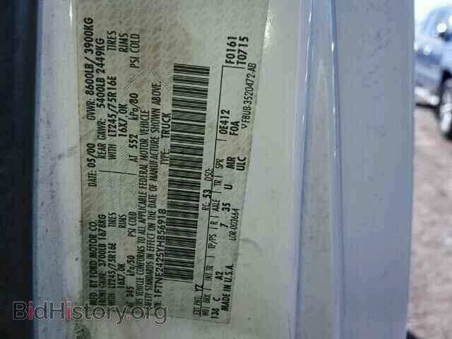 2000 FORD ECONOLINE - VIN: 1FTNE2425YHB56918 - Photo 10