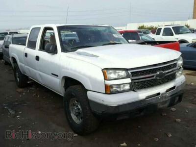 2007 Chevrolet SILVERADO, белый — VIN 1GCGK13U57F101619, Copart