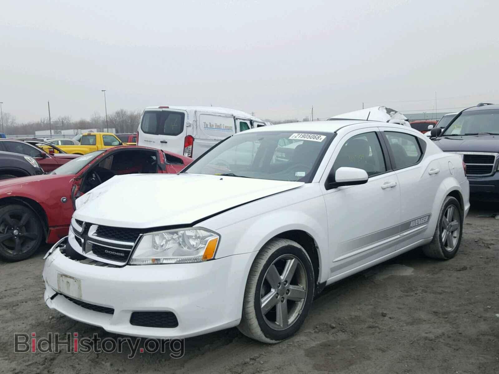 2011 DODGE AVENGER - VIN: 1B3BD1FB2BN589023 - Фото 2