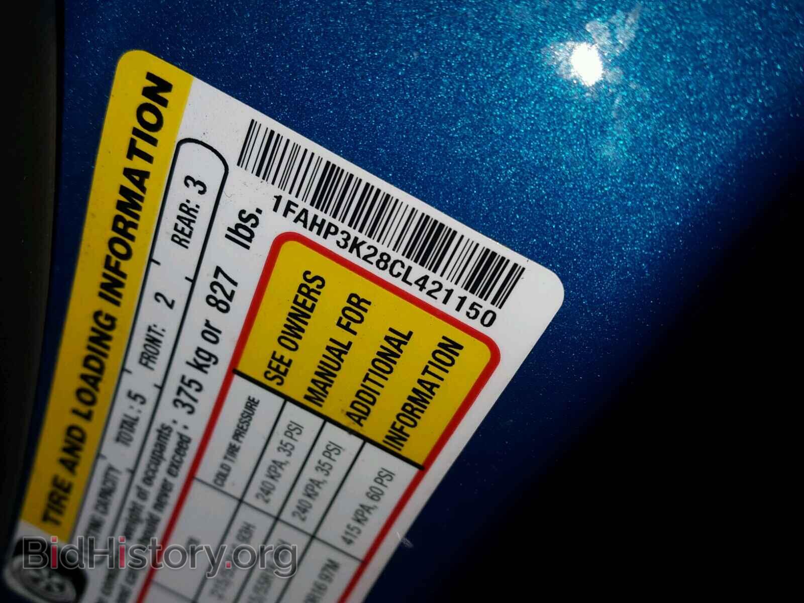 2012 FORD FOCUS - VIN: 1FAHP3K28CL421150 - Photo 10